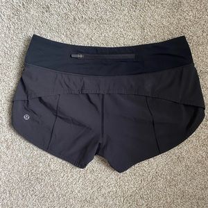 Lululemon Black Speed Up Low-Rise Short 2.5"